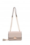 W61116 Flap handbag with sliding chain handle