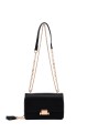 W61116 Flap handbag with sliding chain handle