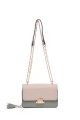 W61116 Flap handbag with sliding chain handle