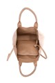 Y3222 Large grained tote bag adorned with acrylic rhinestones