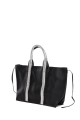 Y3222 Sac à main cabas grand taille grainé ornementé de strass acrylique