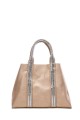 Y3222 Sac à main cabas grand taille grainé ornementé de strass acrylique