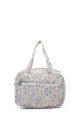 BG-6993 Small cotton diaper bag, hand-carried, quilted, Liberty floral print