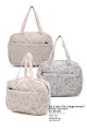 BG-6993 Small cotton diaper bag, hand-carried, quilted, Liberty floral print