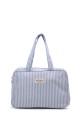 BG-6729 Cotton diaper bag, small size, carried by hand striped pattern