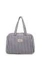 BG-6729 Cotton diaper bag, small size, carried by hand striped pattern