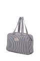 BG-6729 Sac à langer coton format S porté main motif rayures