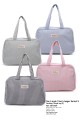 BG-6729 Cotton diaper bag, small size, carried by hand striped pattern
