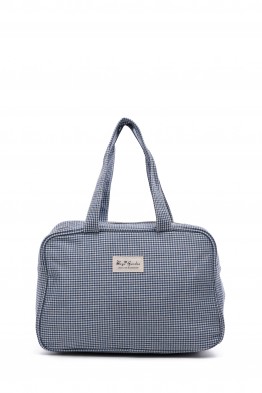 BG-6844 Sac à langer coton format S porté main motif Vichy