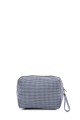 BG-6839 Pouch bag textile gingham pattern