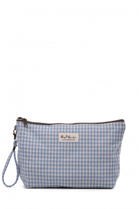 BG-7088 Pochette trousse maquillage motif Vichy