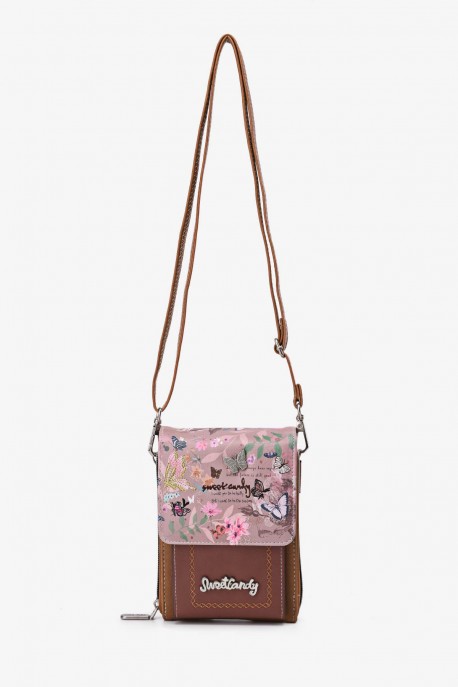 HD-05-26B Pochette à bandoulière Butterfly Sweet & Candy : couleur:Kaki (Khaki)
