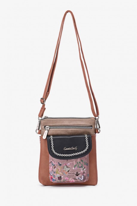 HD-06-26B Pochette à bandoulière Butterfly Sweet & Candy : couleur:Rose (Pink)