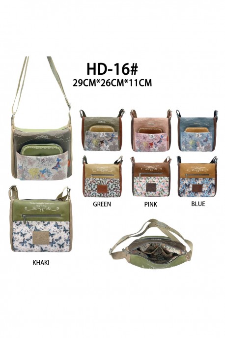 HD-16-26B Sac à main Sac bandoulière Sweet & Candy Butterfly : couleur:Pack de 4