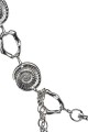 C-57090-SLV Decorative fancy metal dress belt - Sea-Shell