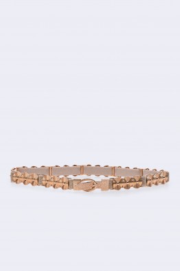 A55173 Ceinture élastique de robe fantaisie décorative en métal