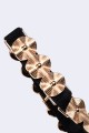 A55173 Decorative metal elastic dress belt