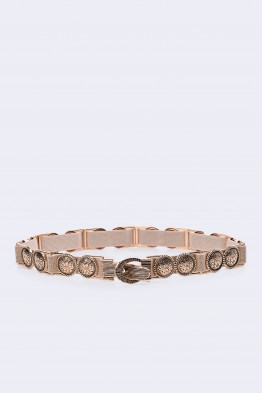 A55173 Decorative metal elastic dress belt