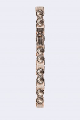 A55173 Ceinture élastique de robe fantaisie décorative en métal