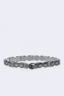 A55173 Decorative metal elastic dress belt
