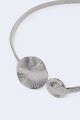 C57013 Elastic snake chain belt for decorative fancy dress in steel