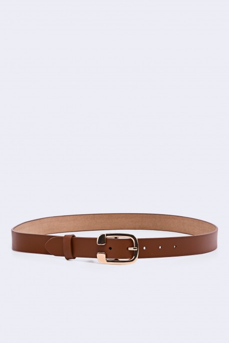 5718-62-BV Women's belt in split cowhide leather