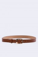 5718-62-BV Women's belt in split cowhide leather