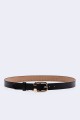 5718-62-BV Women's belt in split cowhide leather