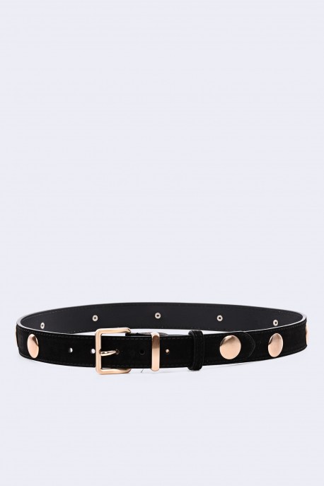 5718-69-BV Ceinture femme en croute cuir de vachette