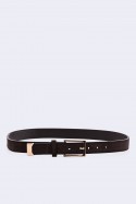 5718-89-BV Women's belt in nubuck-style split leather