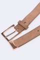 5718-89-BV Ceinture femme en croute de cuir style nubuck