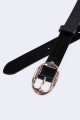 5718-63-BV Ceinture femme en croute de cuir