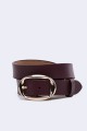 5718-63-BV Women's belt in split leather