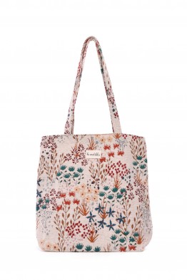 La Matilda - Tote Bag Inés Florale Beige M106-27