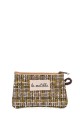 La Matilda - Cotton coin purse TARTAN YELLOW M108-68