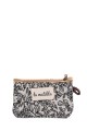 La Matilda - Cotton coin purse PATTERN BLACK M108-70