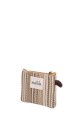La Matilda - Pochette porte-monnaie en coton STRIPE BEIGE M108-72