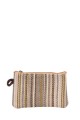 La Matilda - Cotton coin purse STRIPE BEIGE M108-72