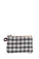 La Matilda - Pochette porte-monnaie en coton VICHY GRIS M108-97