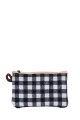 La Matilda - Pochette porte-monnaie en coton VICHY Marine M108