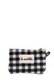 La Matilda - Cotton coin purse VICHY NOIR M108