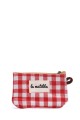 La Matilda - Cotton coin purse VICHY ROUGE M108
