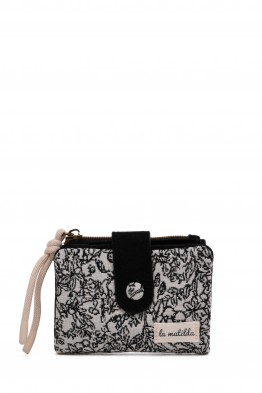 La Matilda - Wallet PATTERN BLACK M122-70