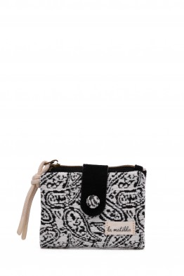 La Matilda - Wallet BLACK CASHEW M122-79