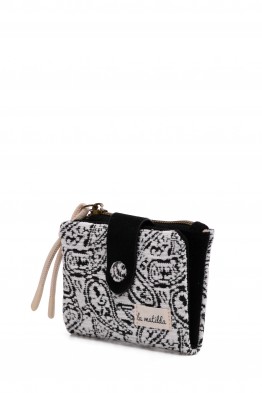 La Matilda - Wallet BLACK CASHEW M122-79