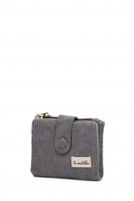 La Matilda - Wallet - Pana ANTRACITA M122-84