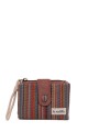 La Matilda - Porte-monnaie en coton - Stripe Rose M118-71