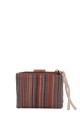 La Matilda - Porte-monnaie en coton - Stripe Rose M118-71
