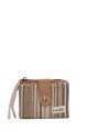 La Matilda - Porte-monnaie en coton - Stripe Beige M118-72