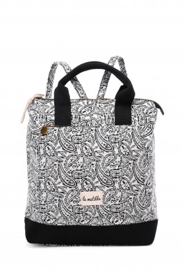 La Matilda Backpack BLACK CASHEW M127-2-79